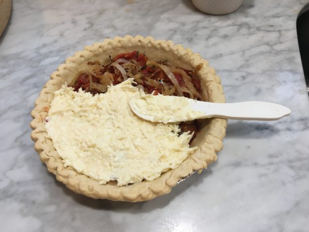 tomato pie topping